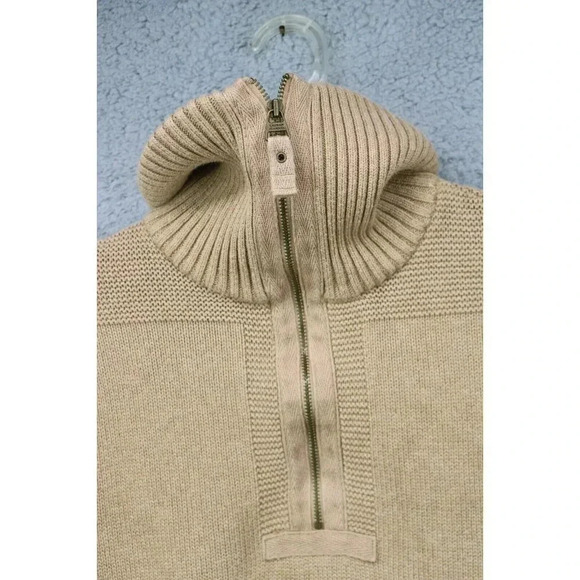 Ralph Lauren Jeans Co. Women's Sweater-Size XL-Neck Zip-3/4 Sleeves - Picture 6 of 8